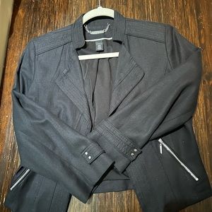 Biker style blazer
